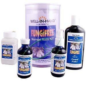 Fungi Free Normal Nails Kit 4 Pieces From Well In Hand