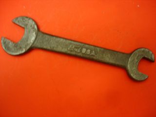 Vintage Ford Script USA 5 1/2 inch long Openend Wrench 9/16 by 5/8