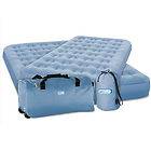   Family Travel Pack Queen and Twin Mattresses w Rolling Duffle Bag