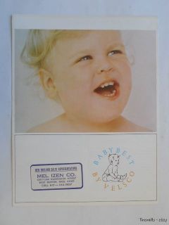 Baby Best Velsco Nursery Crib Mattress Catalog Vintage 1971