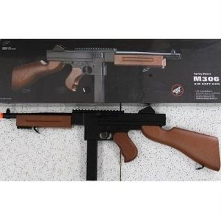 NEW Double Eagle Airsoft Spring M306 M1A1 Tommy Gun Rifle FULL SCALE