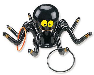 HALLOWEEN Party Game INFLATABLE SPIDER RING TOSS