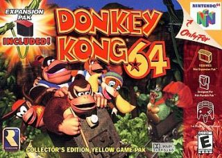   Kong 64 Game (Nintendo 64, 1999) (Yellow Cartidge) N64   Classic FUN