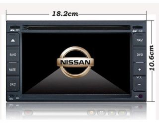 3G Support 6.2 HD Car DVD Player for NISSAN FRONTIER 2001 2011 with 