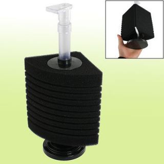 Fish Tank Black 10 Layer Sponge Biochemical Water Corner Filter