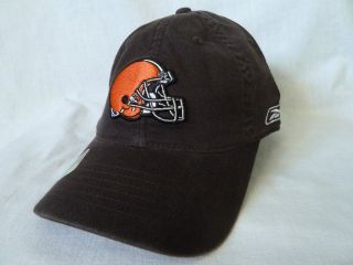   BROWNS Logo New BROWN Low Profile Relaxed Fit flex Fit hat cap Reebok