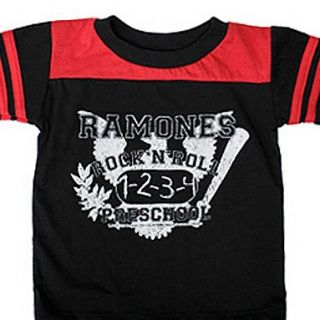 86018 23 The Ramones Black Kids T Shirt Rock & Roll Pre School Toddler 