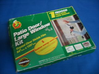 Duck Indoor Patio Door/Large Window Shrink Film Kit by Henkel