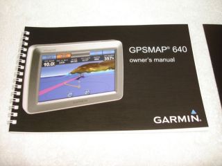 Garmin GPSMAP 620 / 640 Manual & Quick reference guide