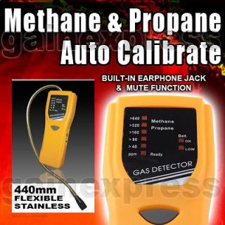   Combustible Methane Propane Gas Leak Detector AutoCalibrates 40~640ppm