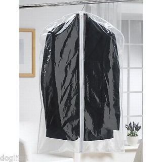   Double Thick Strong Clear See Through Plastic Suit Garment Covers Bags