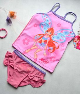 Girl Kids Princess Swimsuit Winx Bikini 2 10Y Costume Swiming Tankini 