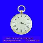 Mint 18k Gold Fusee 30 Tooth Rack Lever London Pocket Watch 1821