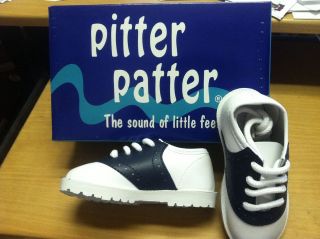Saddle Shoe for Boys, Girls, Infants & Toddlers Navy/White Sizes 1 to 