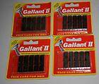 24 Gallant Blades fit Gillette Trac II Plus Razor NON Luburicant 