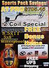 AT PRO Sports Pack Garrett Metal Detector 2 Waterproof Coils * Free 