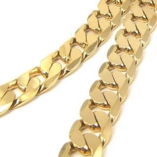 mens solid gold necklace in Jewelry & Watches