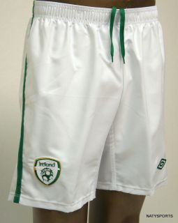 Umbro Mens Ireland Home 2010/11 Match Shorts
