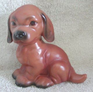 Adorable Goebel West Germany Porcelain Pup Dog Figurine