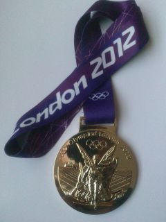 olympic london 2012 exact replica gold medal
