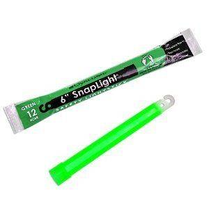   Chemical Light Sticks Green 6 Glow Glowsticks 12 Hour 10 Stick Pack