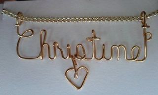 ANY NAME HANDCRAFTED*    Personalized Name Necklace 14KT Gold Filled