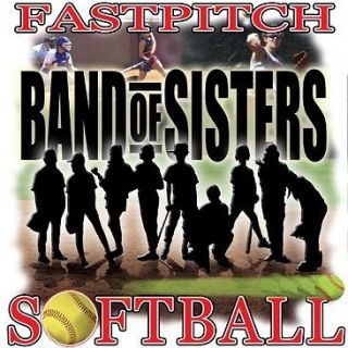 Fastpitch Softball All American Girls Band Of Sisters #2 White T Shirt 