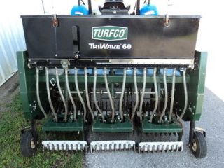   TriWave 60 seeder PTO tractor 60 overseeder golf course sports turf