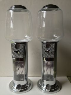   ) GODINGER SILVER ART CO Gumball Machine Candy Dispenser Glass Globe