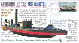 COVERSCAPE computer designed Launching of the USS Monitor 150th event 