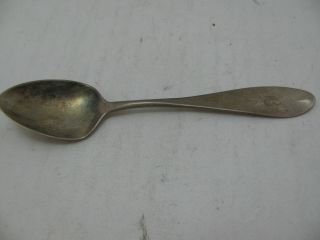 ANTIQUE CHASE & TRIPP COIN SILVER SPOON 1800s