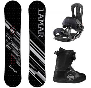 2012 Lamar Circuit 154cm Snowboard+Bind​ings+Flow BOA Boots NEW