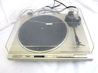 Vintage Vtg Pioneer PL 5 Direct Drive Full Automatic 45/33 Turntable 