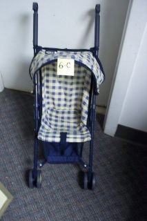 GRACO SINGLE DOLL STROLLER W HOOD AND UNDER SEAT STORAGE 23 TALL 
