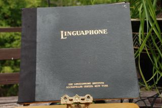 LINGUAPHONE LANGUAGE RECORD SET ENGLAND  LINGUAPHONE INSTITUE 