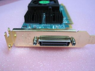   QID E128LPAF Low Profile Quad Output 128Mb Graphic Card PCIE x16