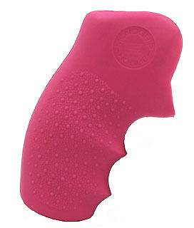Hogue Rubber Grip for S&W S&W J Frame Round Butt Monogrip Pink 