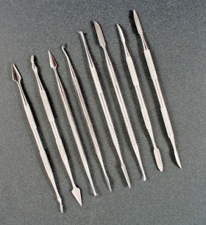 Newly listed QTY 8 NEW Wax Polymer Clay Carving Dental Hand Tools