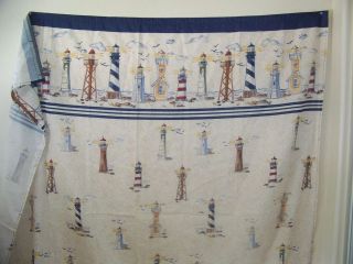 lighthouse shower curtain in Shower Curtains