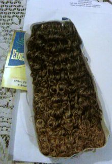   Curl vSynthetic Weave On Hair Extension Dark shades   Blonde Ends