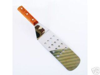 Spatula Flexible Perf 8x3 SS turner metal utensil NEW