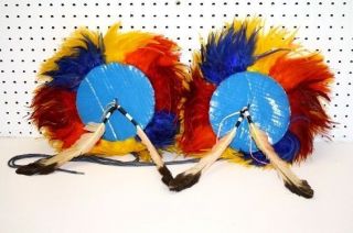 NICE HAND CRAFTED NATIVE AMERICAN INDIAN FANCY DANCE FEATHERED ARM 