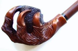 Unique HAND CARVED Tobacco Smoking Pipe/Pipes *CLAW* + GIFT
