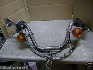 Harley Sportster Handlebars Complete with Hand Controls 1986 1
