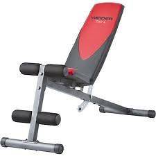 Weider Pro 225 L Mulit Position Bench Weight Lifting Exercise Workout 