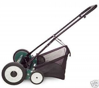 Manual Push Reel Lawnmower 18 with Grass Collector