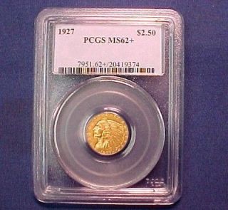 1908 2 1/2 Dollar Indian US Gold Coin #6