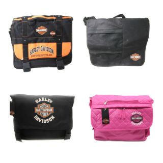 Harley Davidson Bar & Shield Pink Messenger Bag Tote