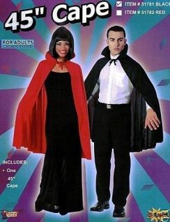 AWESOME HALLOWEEN RED ADULT CAPE COSTUME DRESS UP NEW