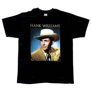 Hank Williams   Portrait T Shirt   Small